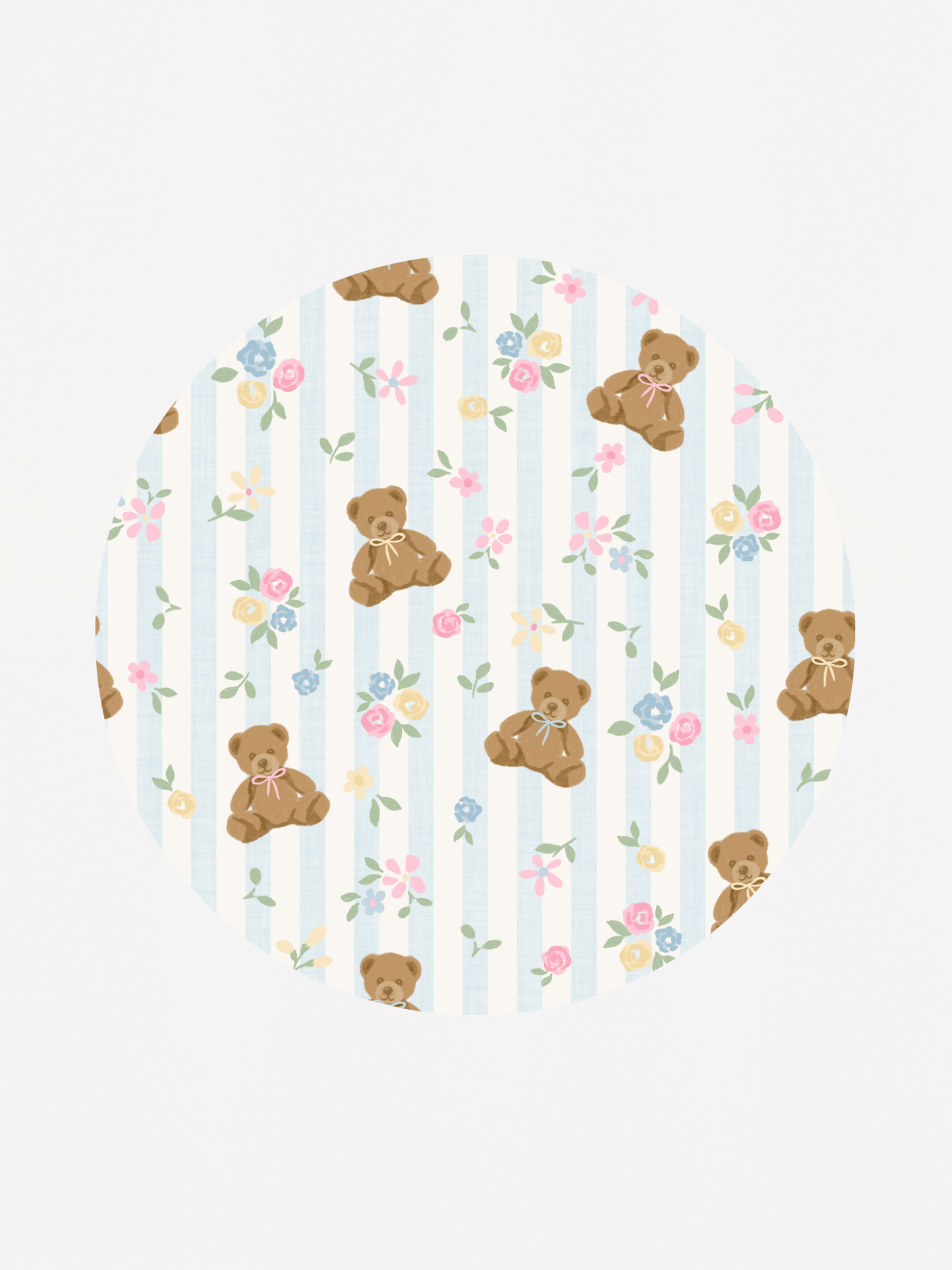 The Little Blue Bear 2pc Bamboo Pajamas