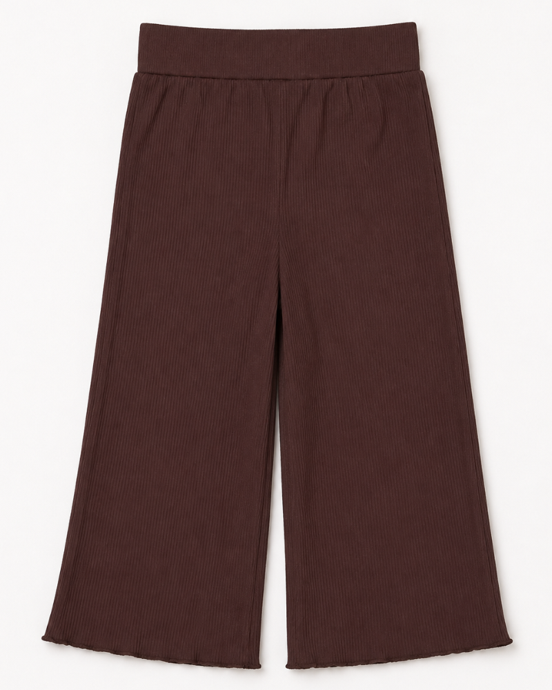 Ribbed Wide Leg Pants