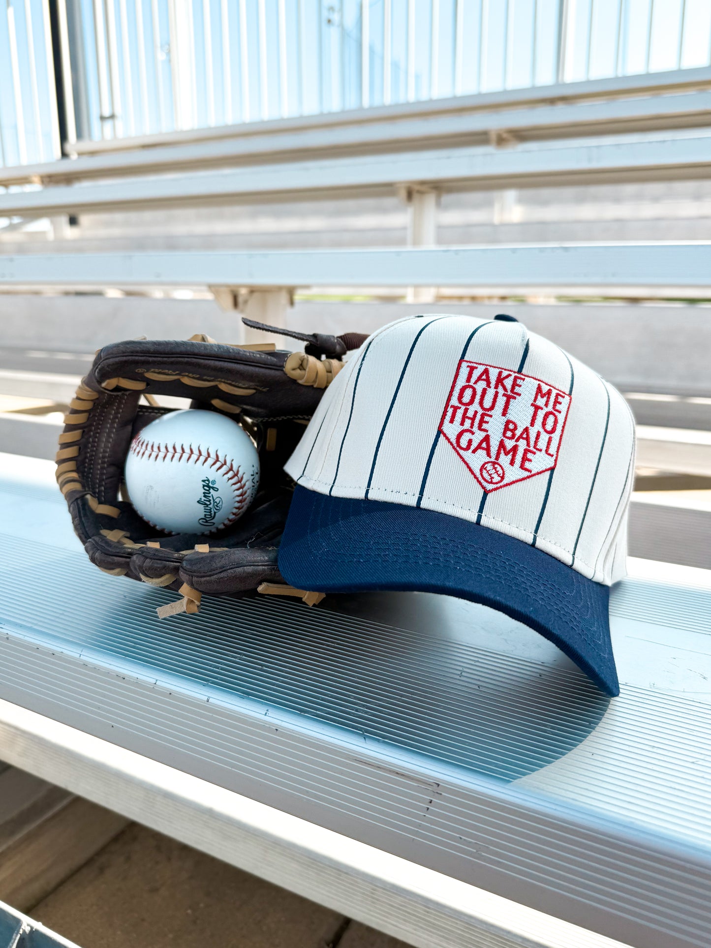 Take Me Out To The Ball Game Trucker Hat