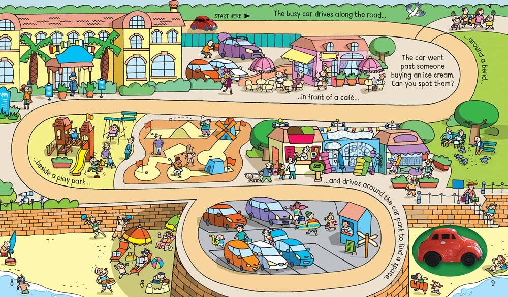Wind-Up Busy Car: Usborne