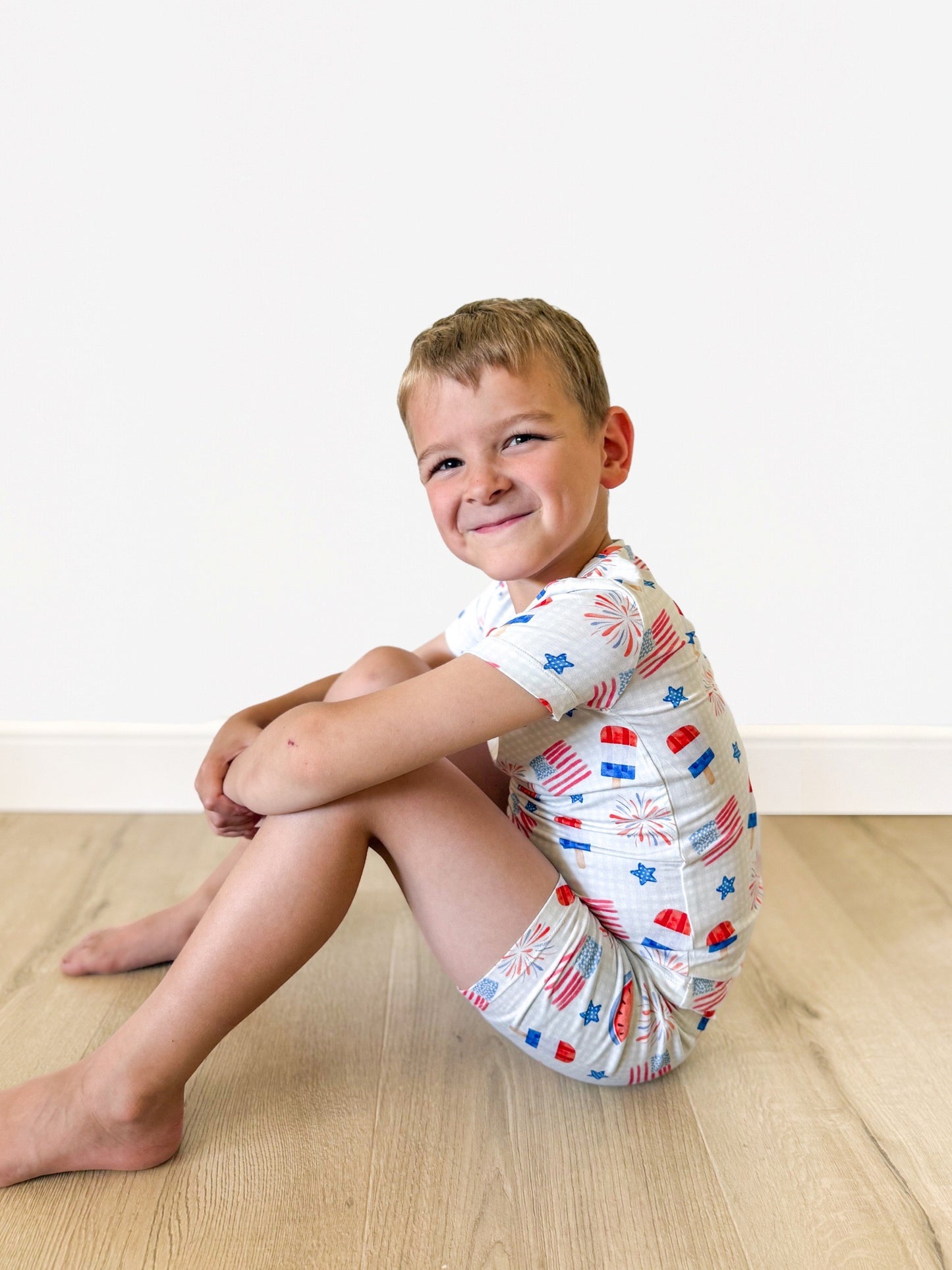 Stars & Stripes 2pc Shorts Bamboo Pajamas