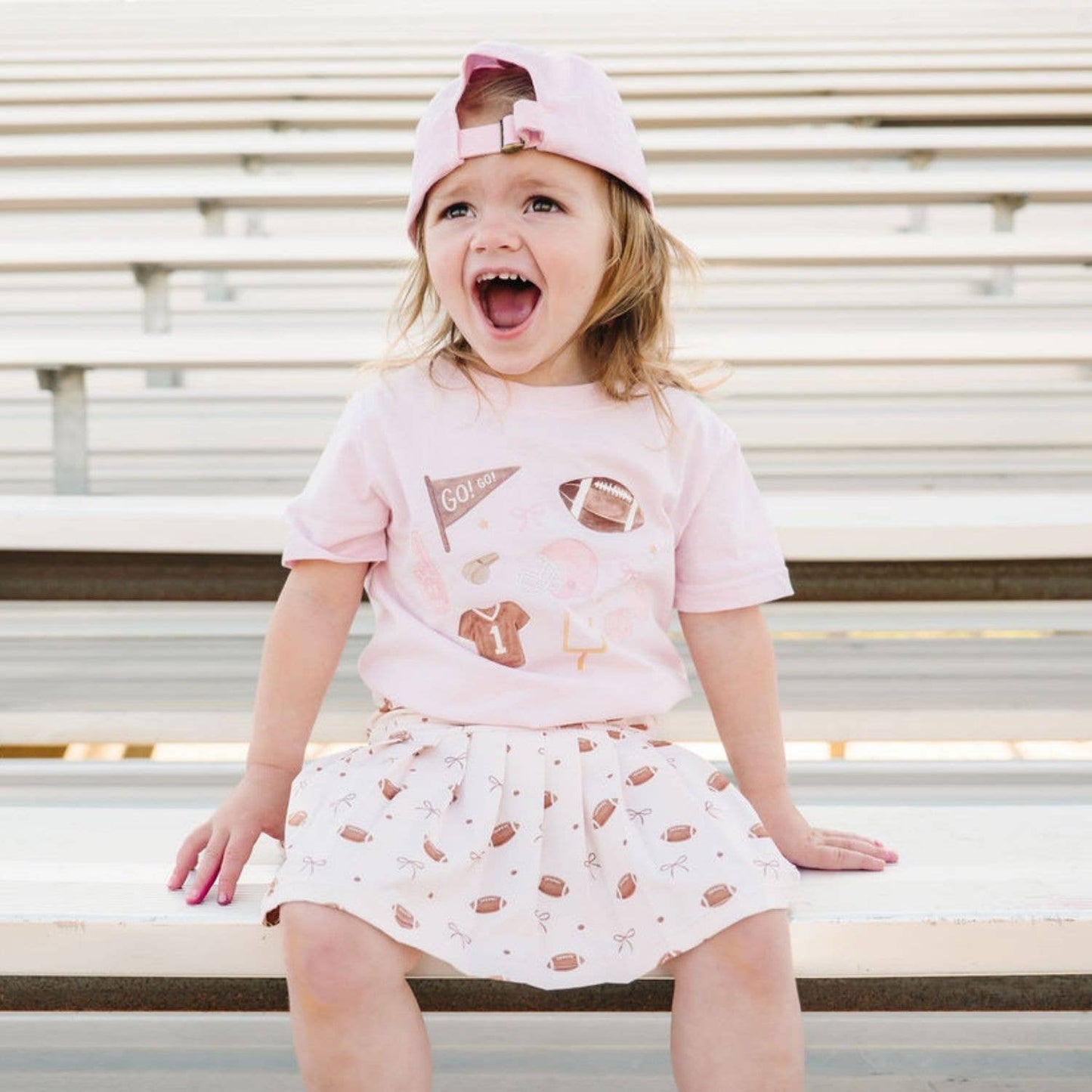 Game Day Icon Short Sleeve T-Shirt - Kids Clothing -Football