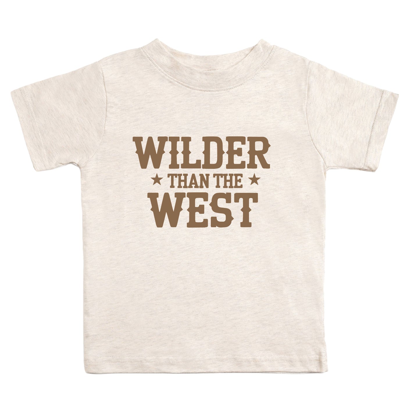 Wilder Than The West Western Short Sleeve T-Shirt - Kids