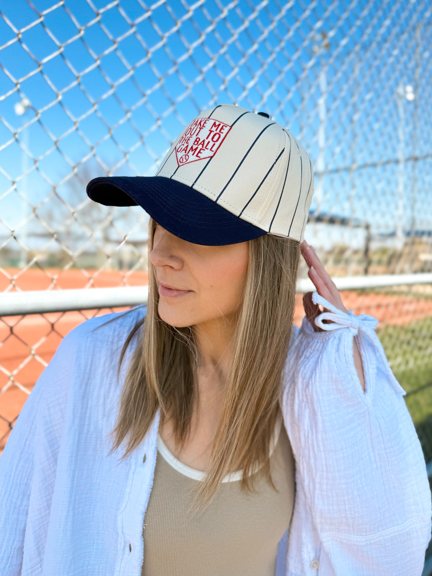 Take Me Out To The Ball Game Trucker Hat