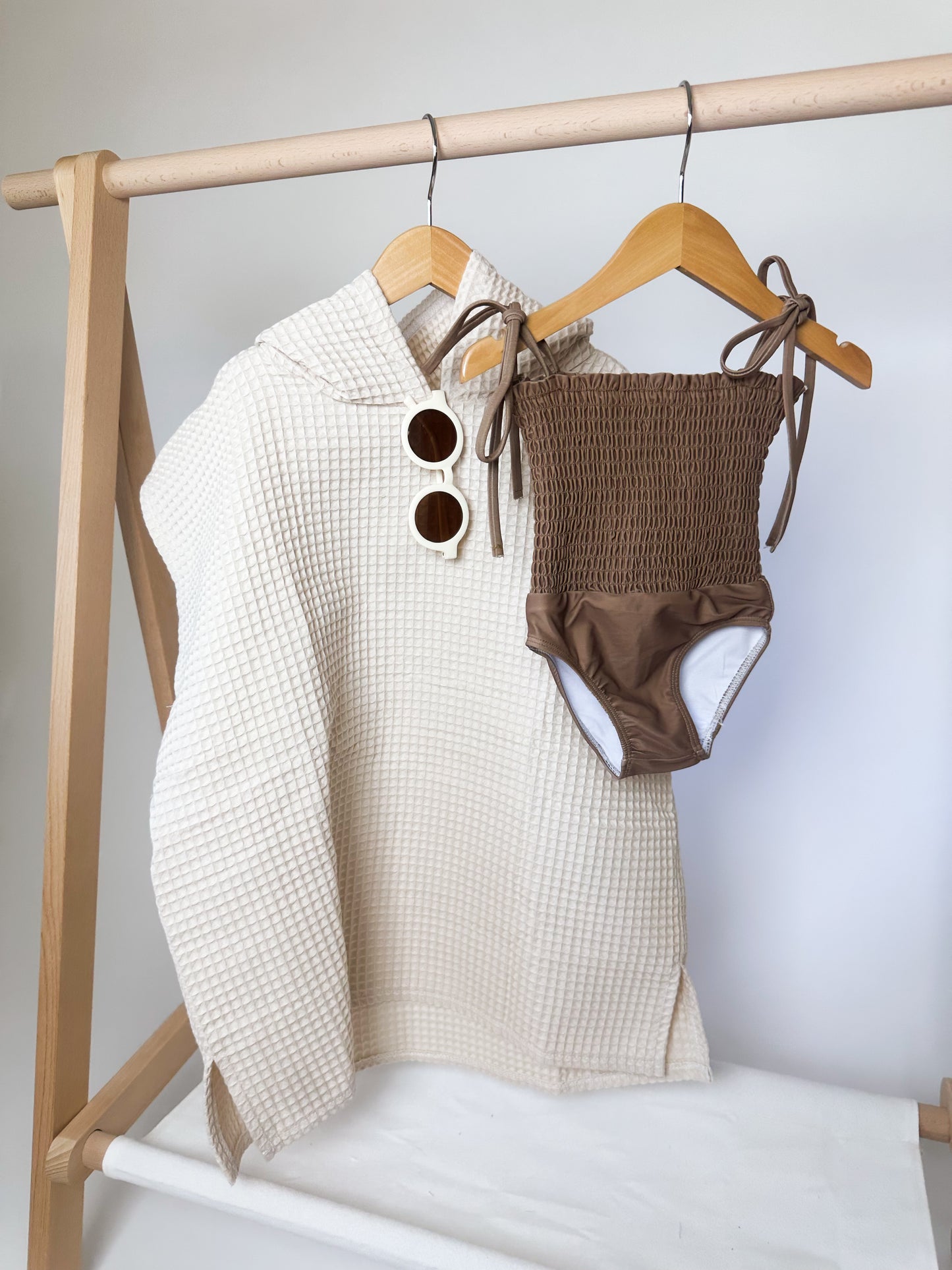 Sand Smocked One Piece Swimsuit