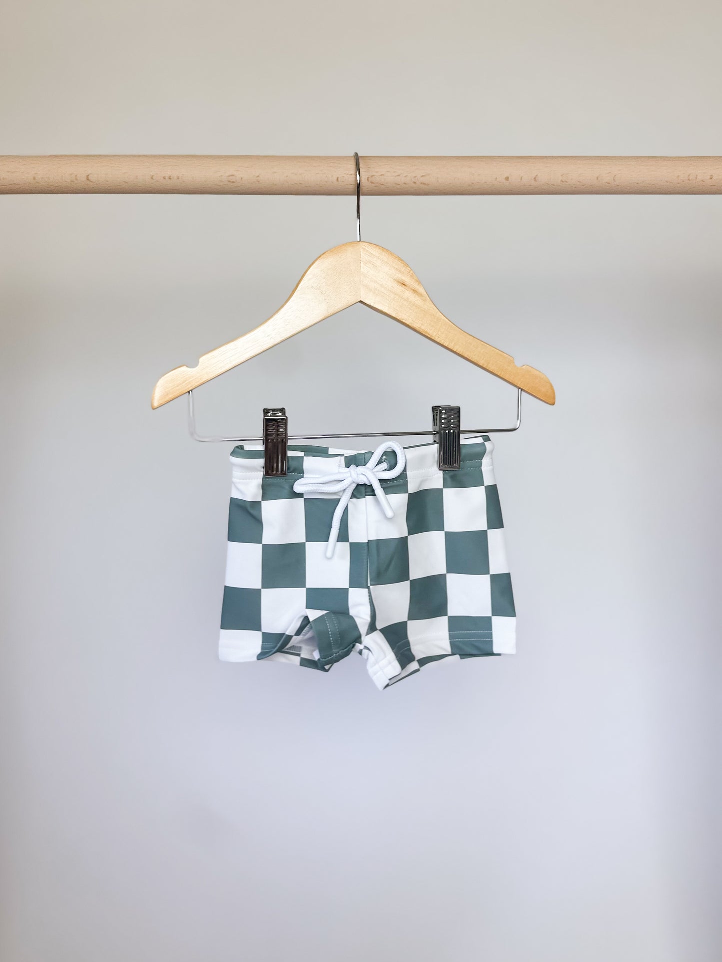 Checkered Euro Short