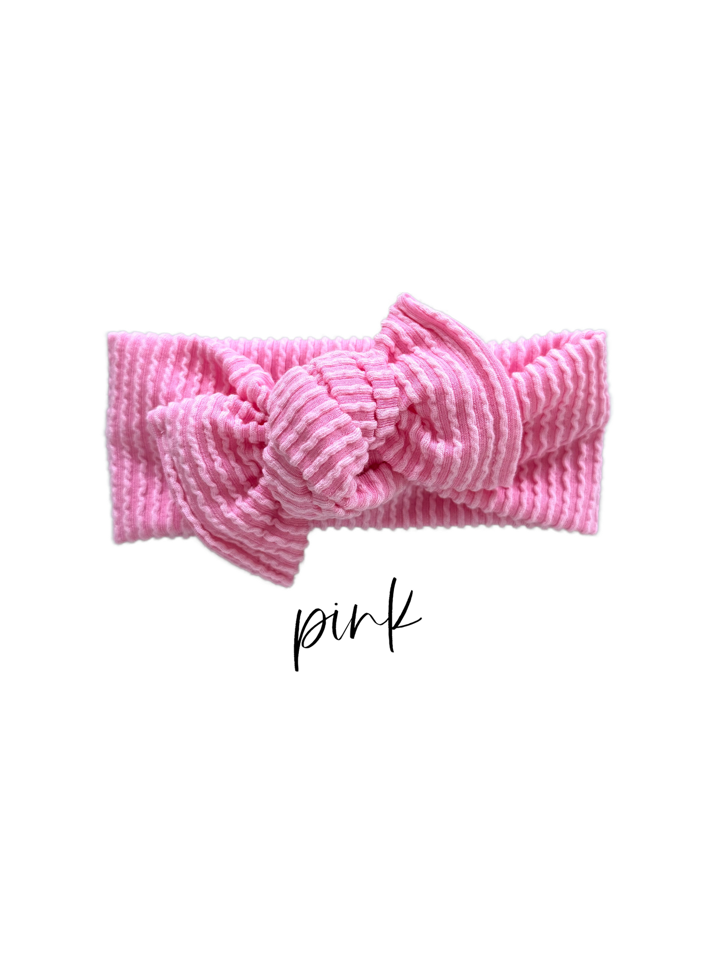 Pink Adjustable Headwrap