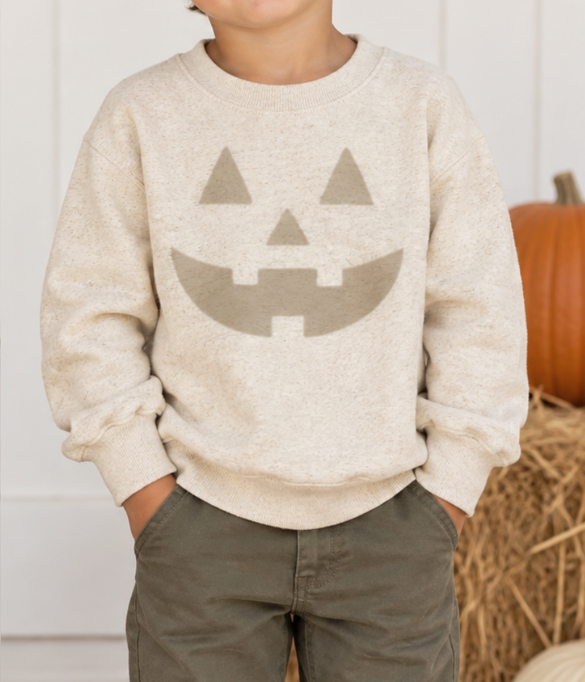 Beige Jack O’Lantern Sweatshirt
