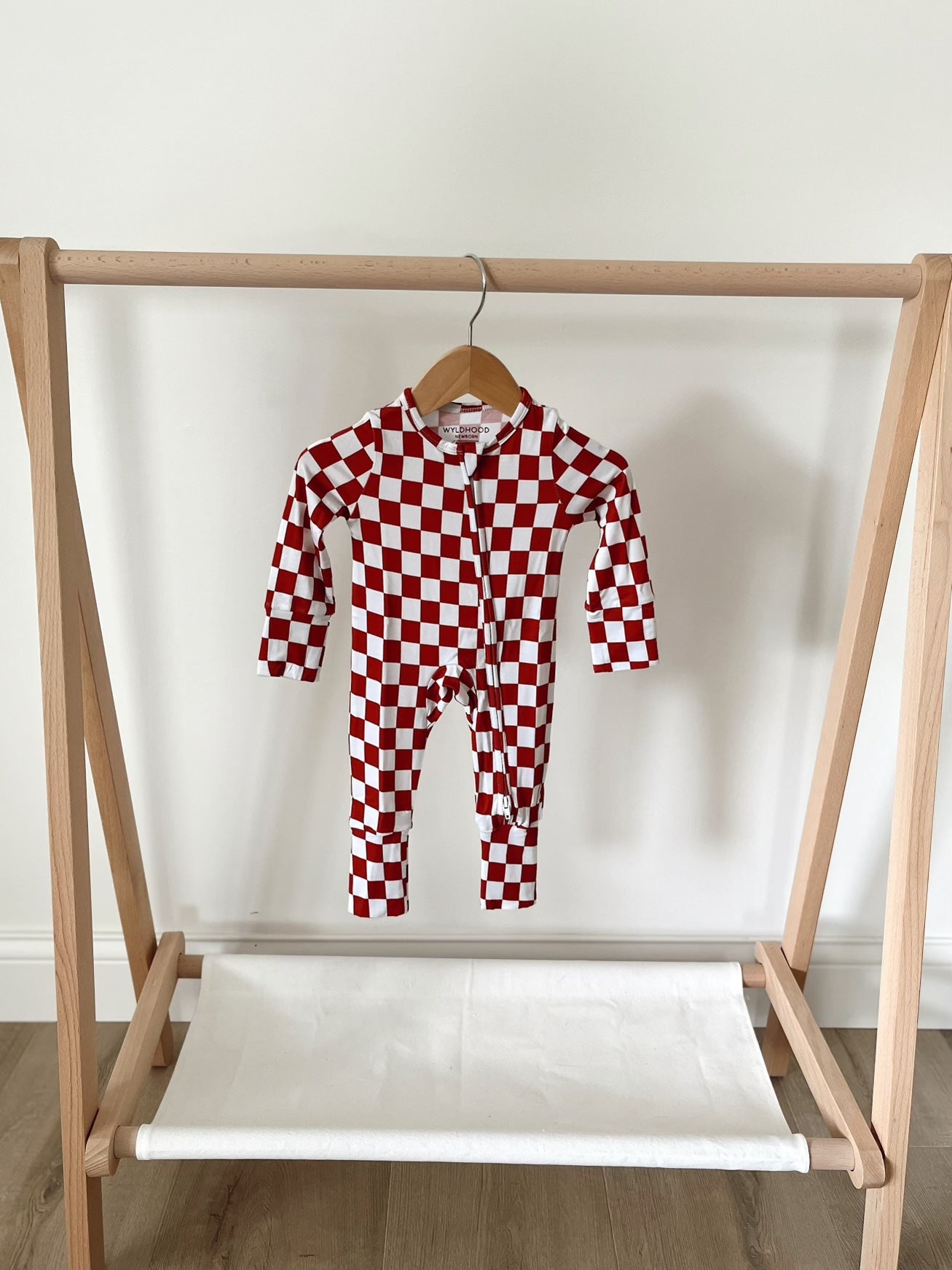 Rust Checkered Zippy