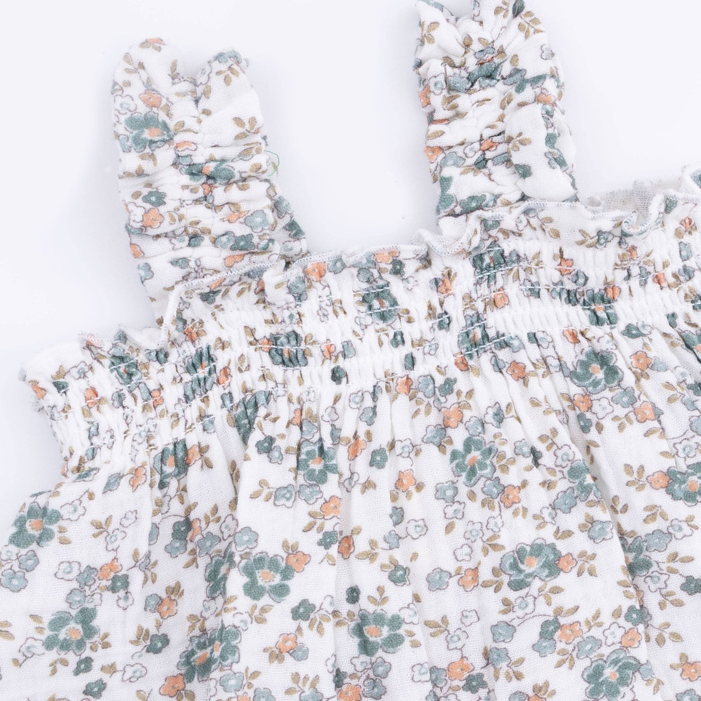 Camille Floral Ruffly Strap Top & Bloomer
