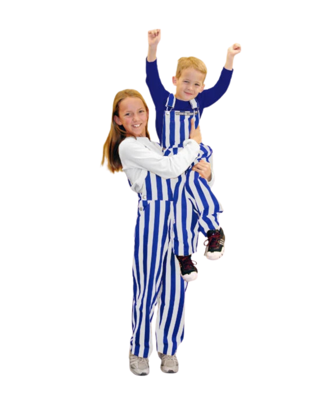 Blue & White Stripe Bibs