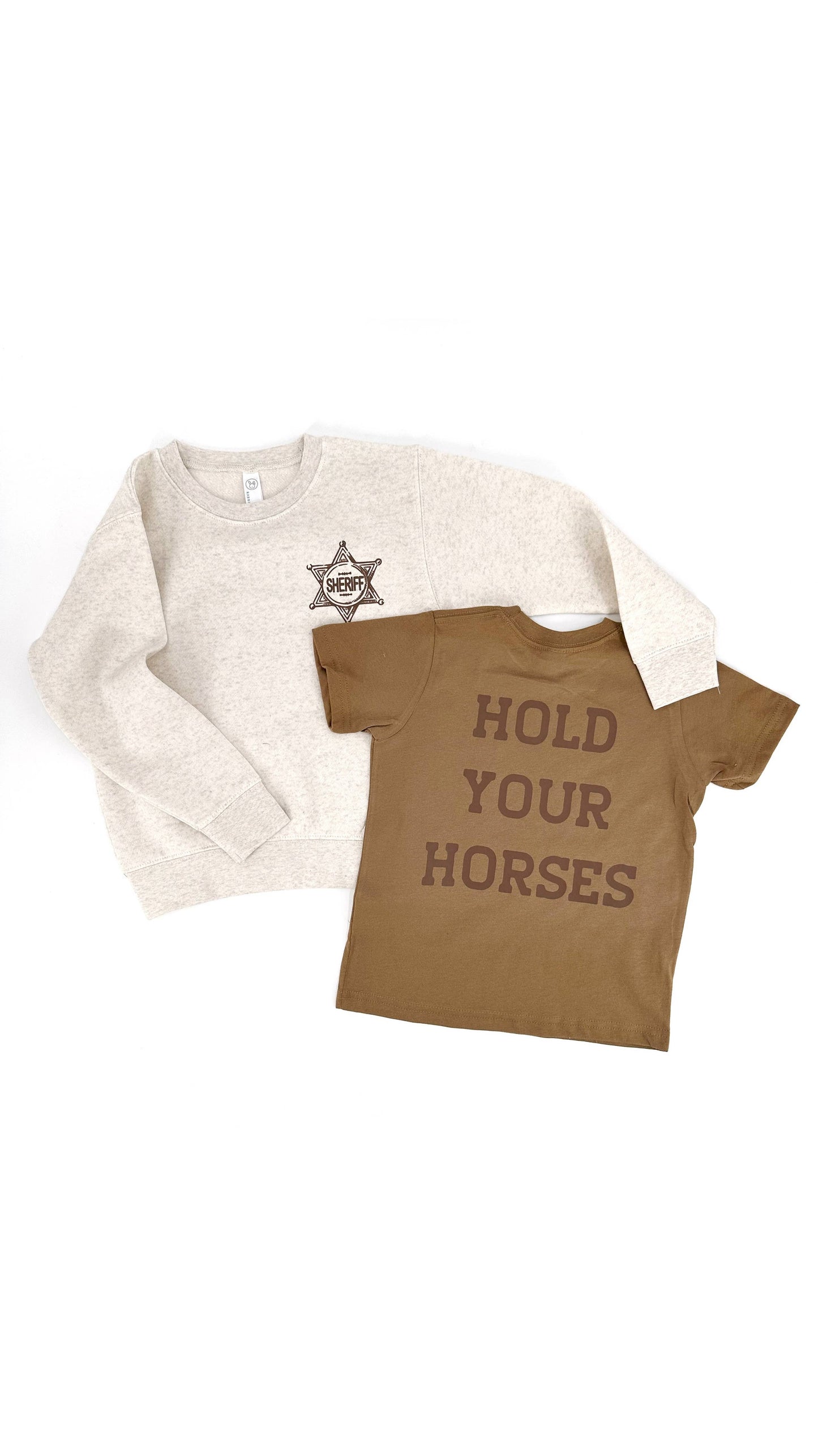 Boys Sheriff Tee, Kids Cowboy Shirt
