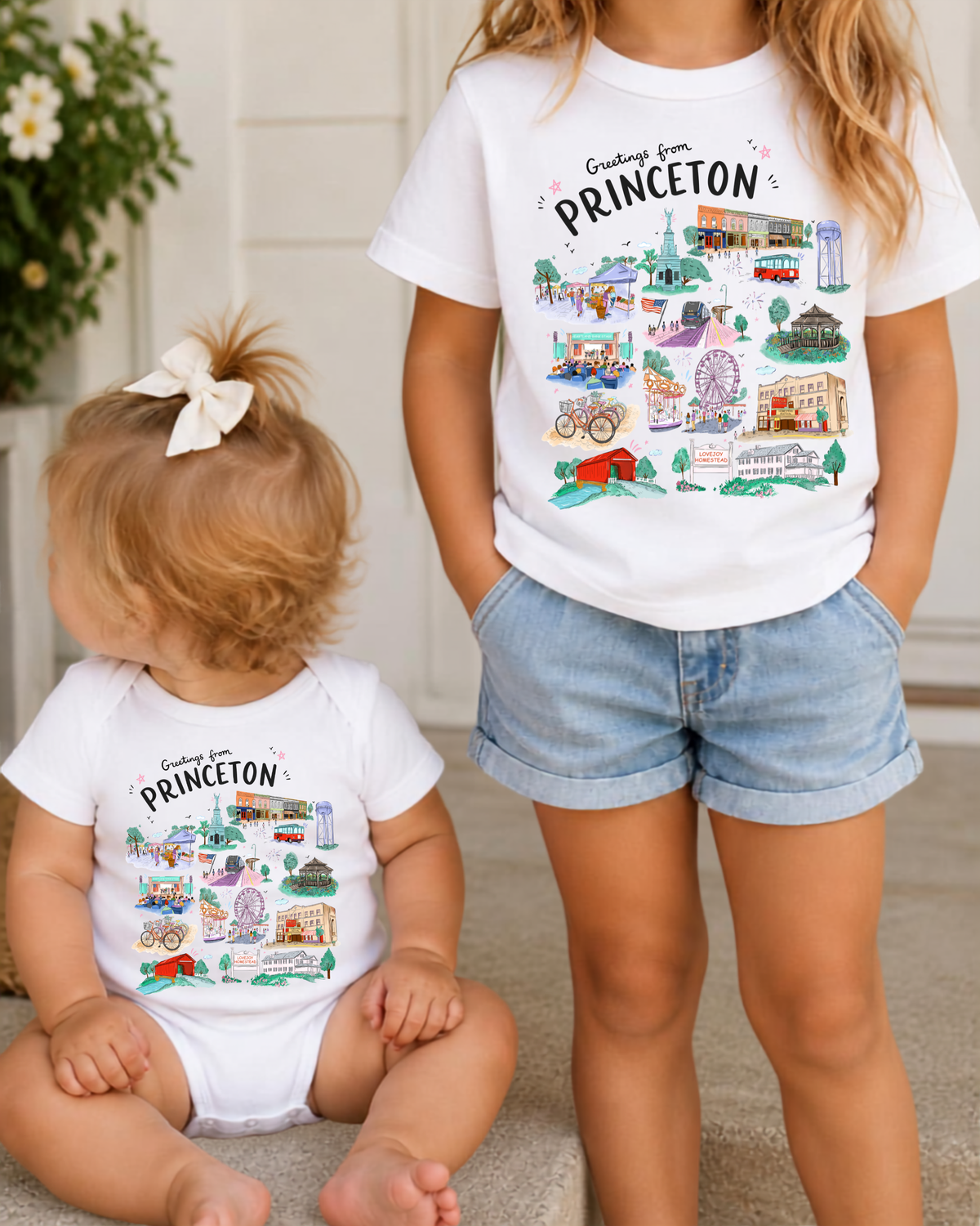 Greetings from Princeton Onesie