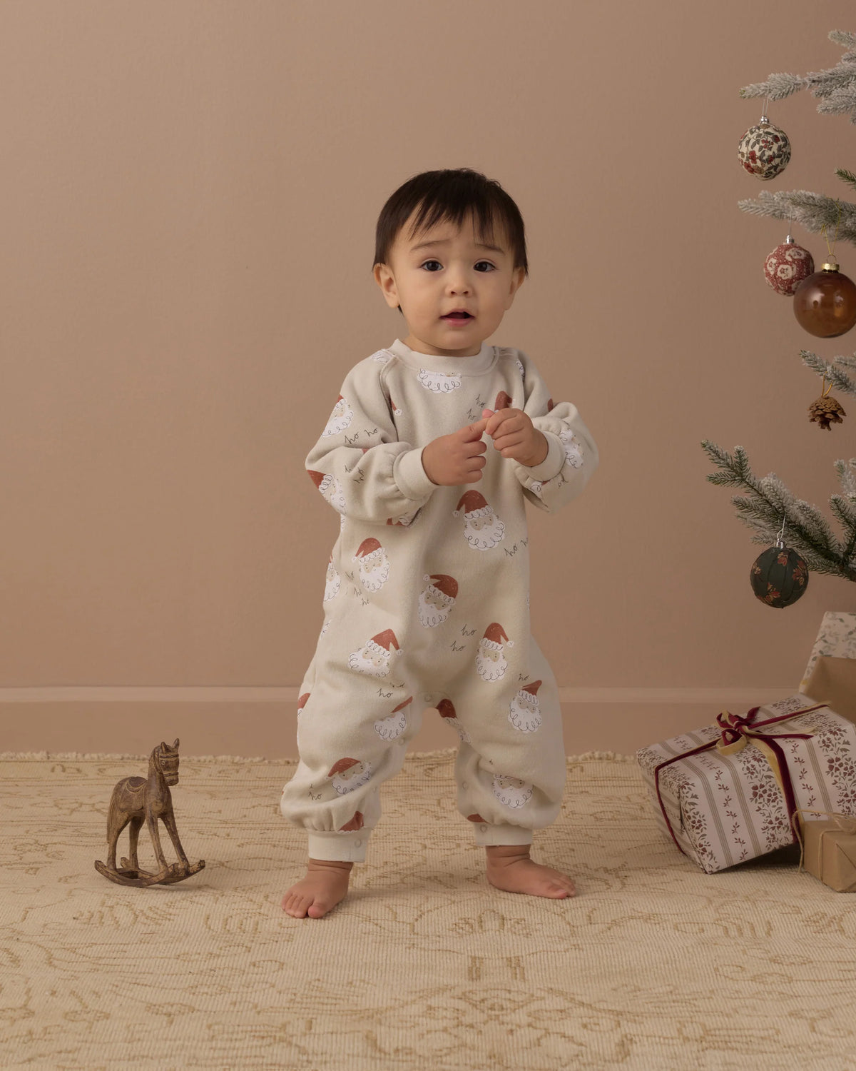 Raglan Jumpsuit Santa
