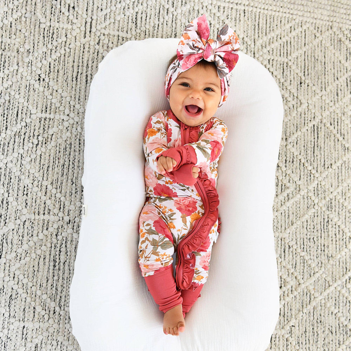 Felicity RUFFLE ZIP Bamboo Pajamas