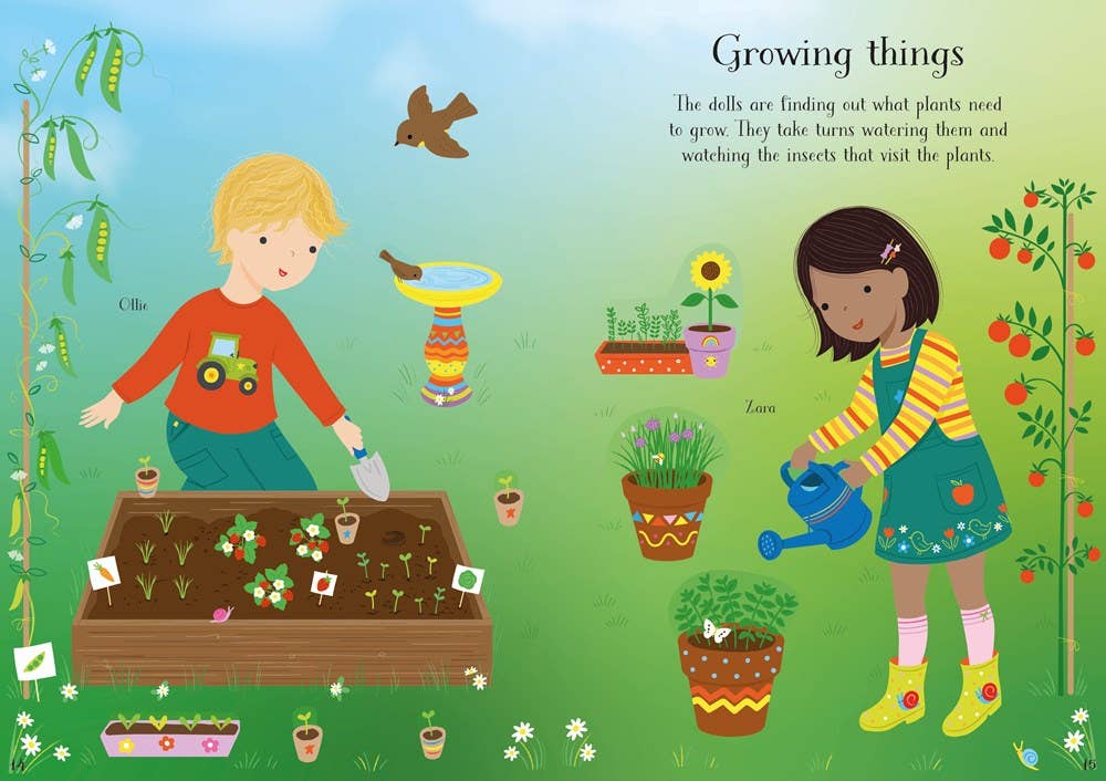 Little Sticker Dolly Dressing Starting School : Usborne