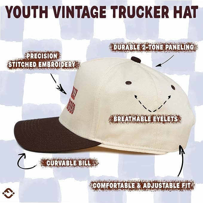 Kid/Baby 2-Tone Cap: This Actually Is My First Rodeo (Brown)
