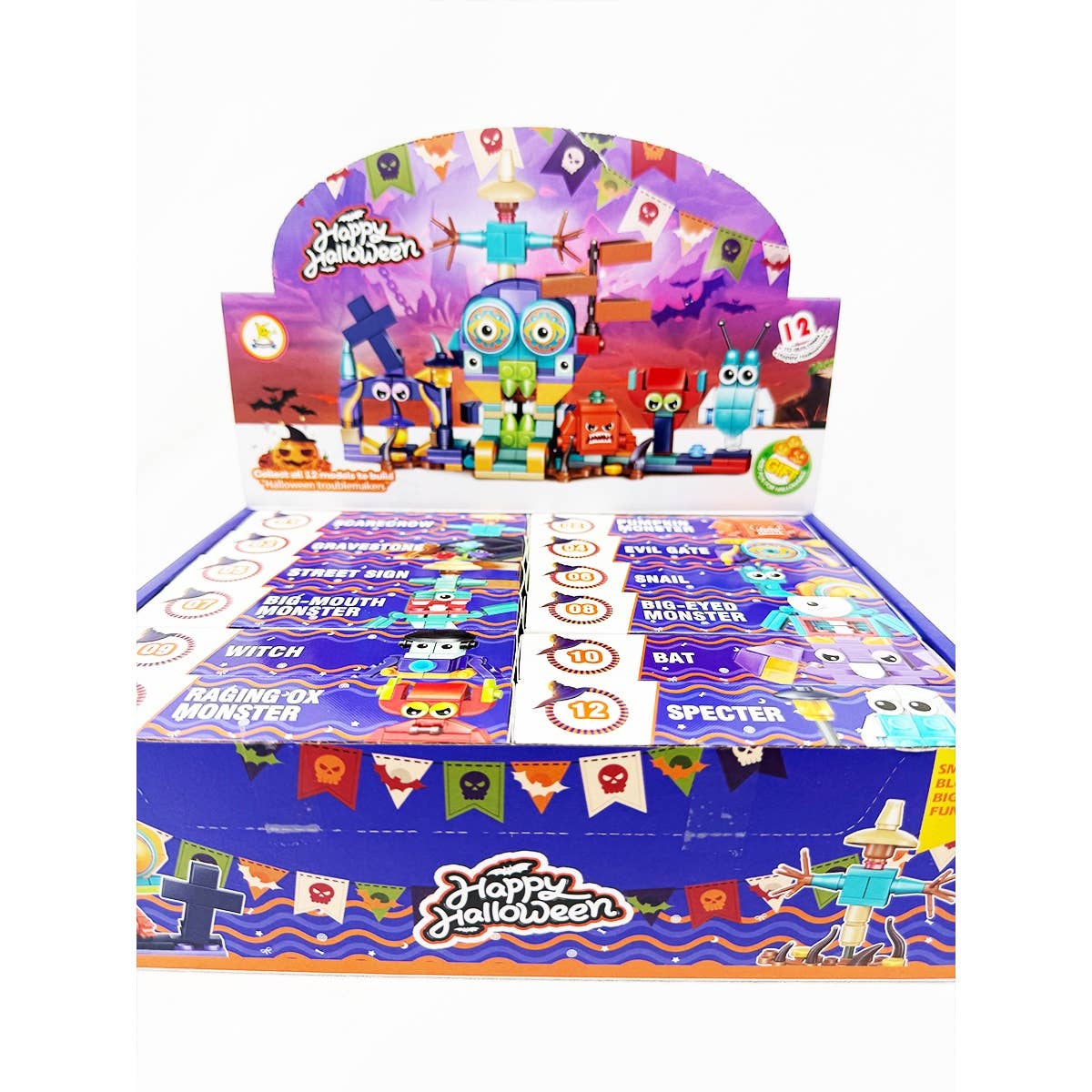 Halloween Theme Building Block Toy Set
