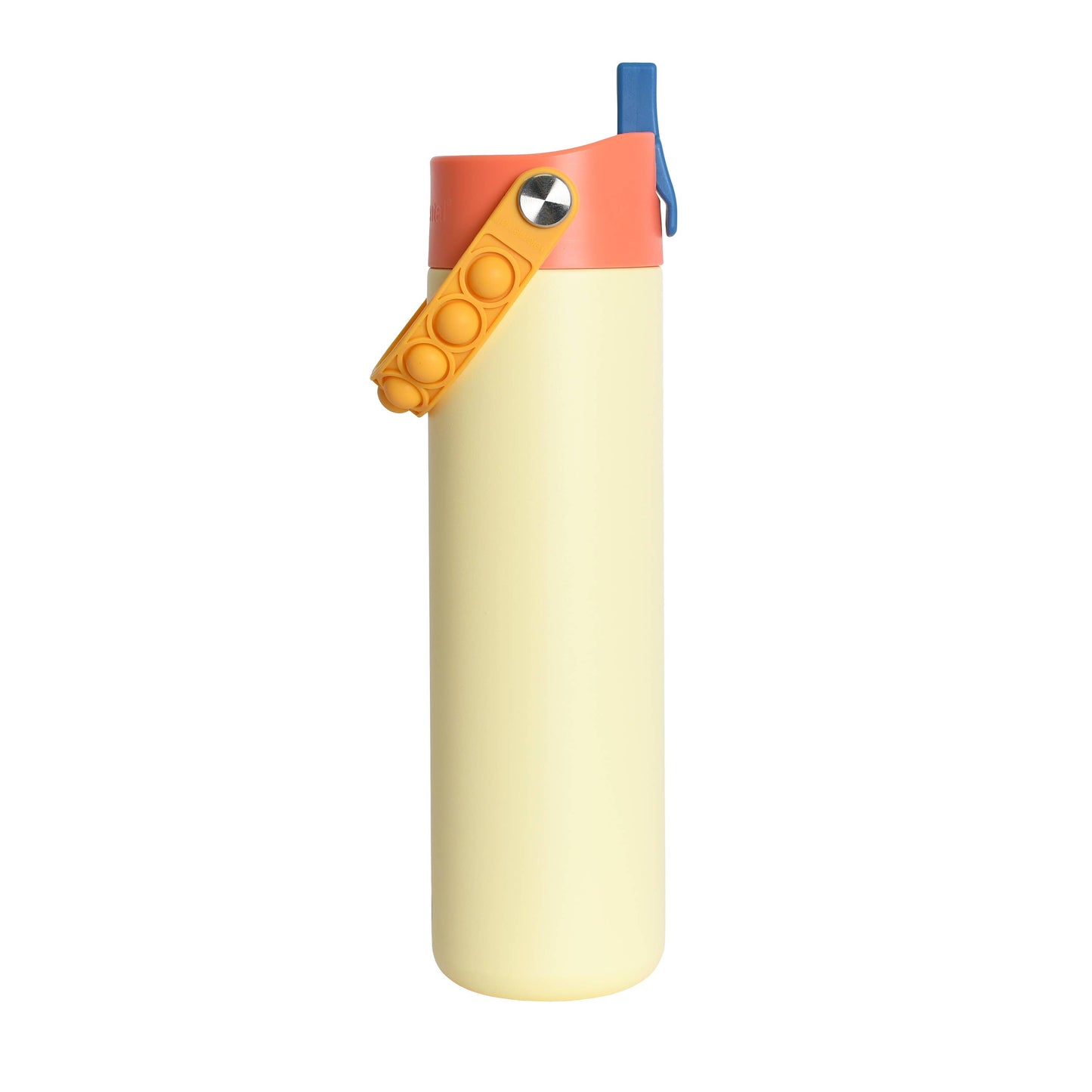 Leakproof Fidget Handle Water Bottle 24oz Peach Sand