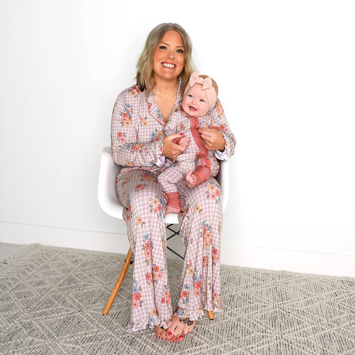 Callie RUFFLE ZIP Bamboo Pajamas