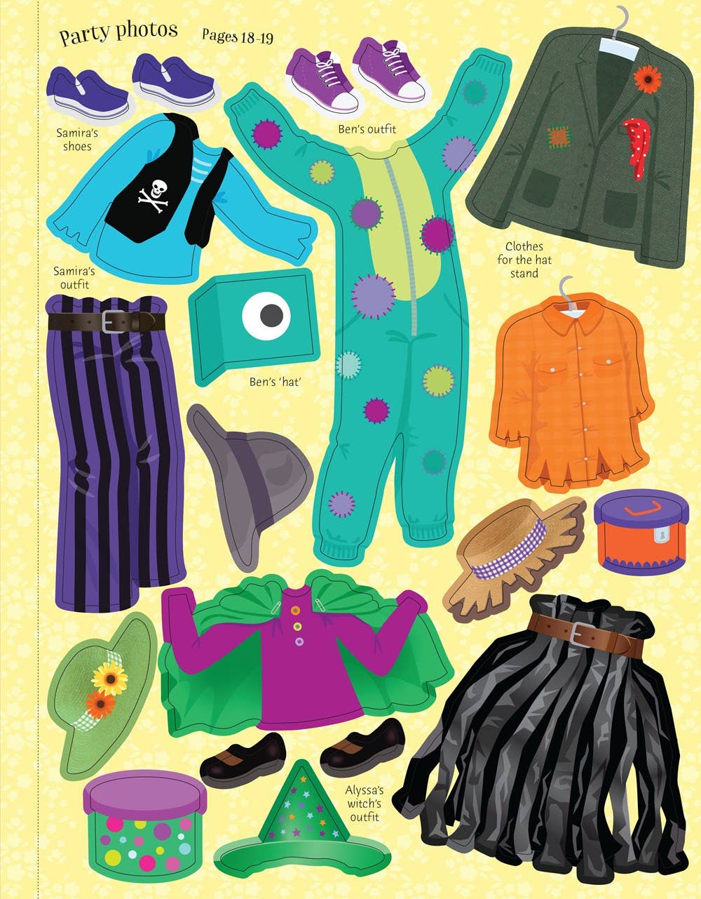 Sticker Dolly Dressing Halloween Party: Usborne