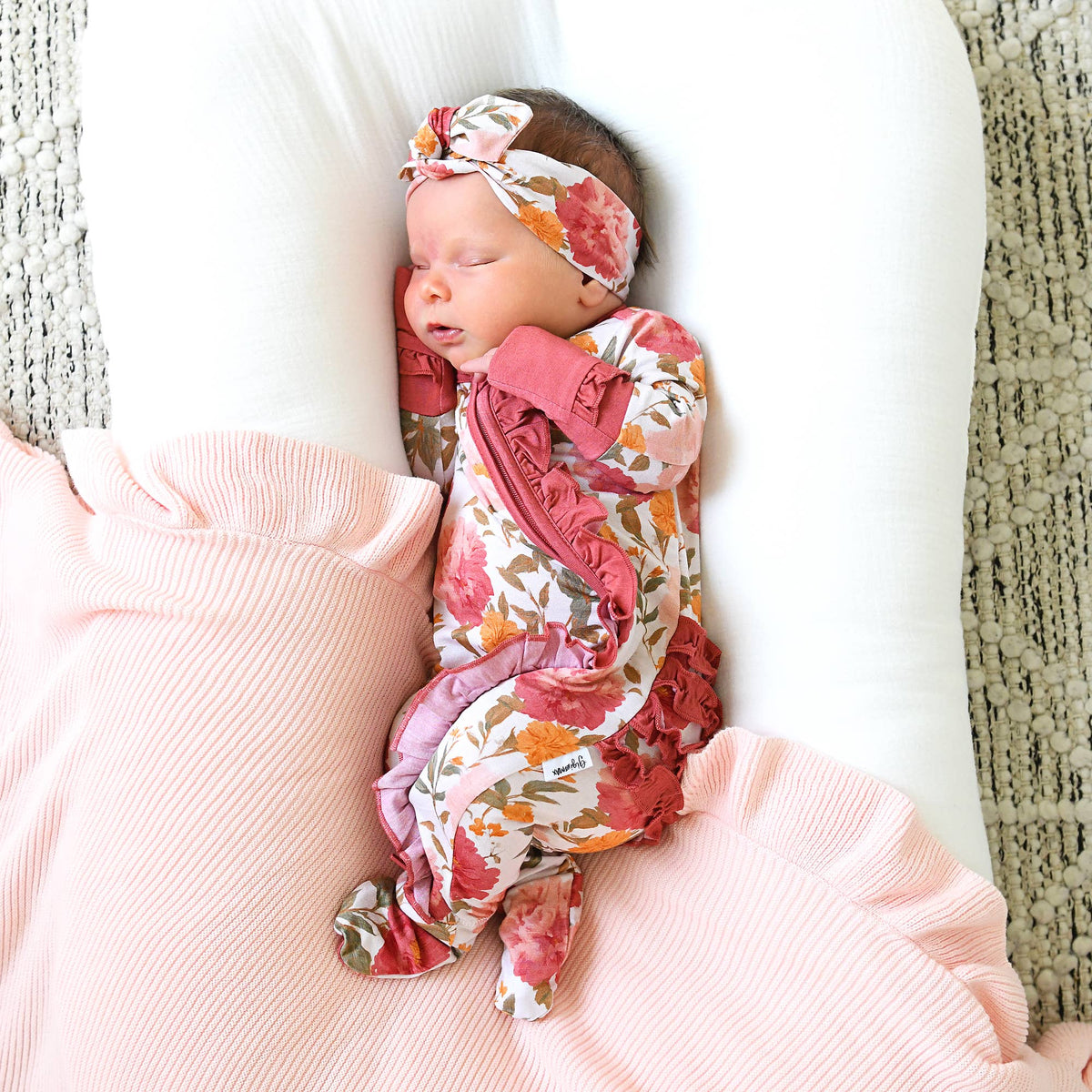 Felicity RUFFLE ZIP Bamboo Pajamas
