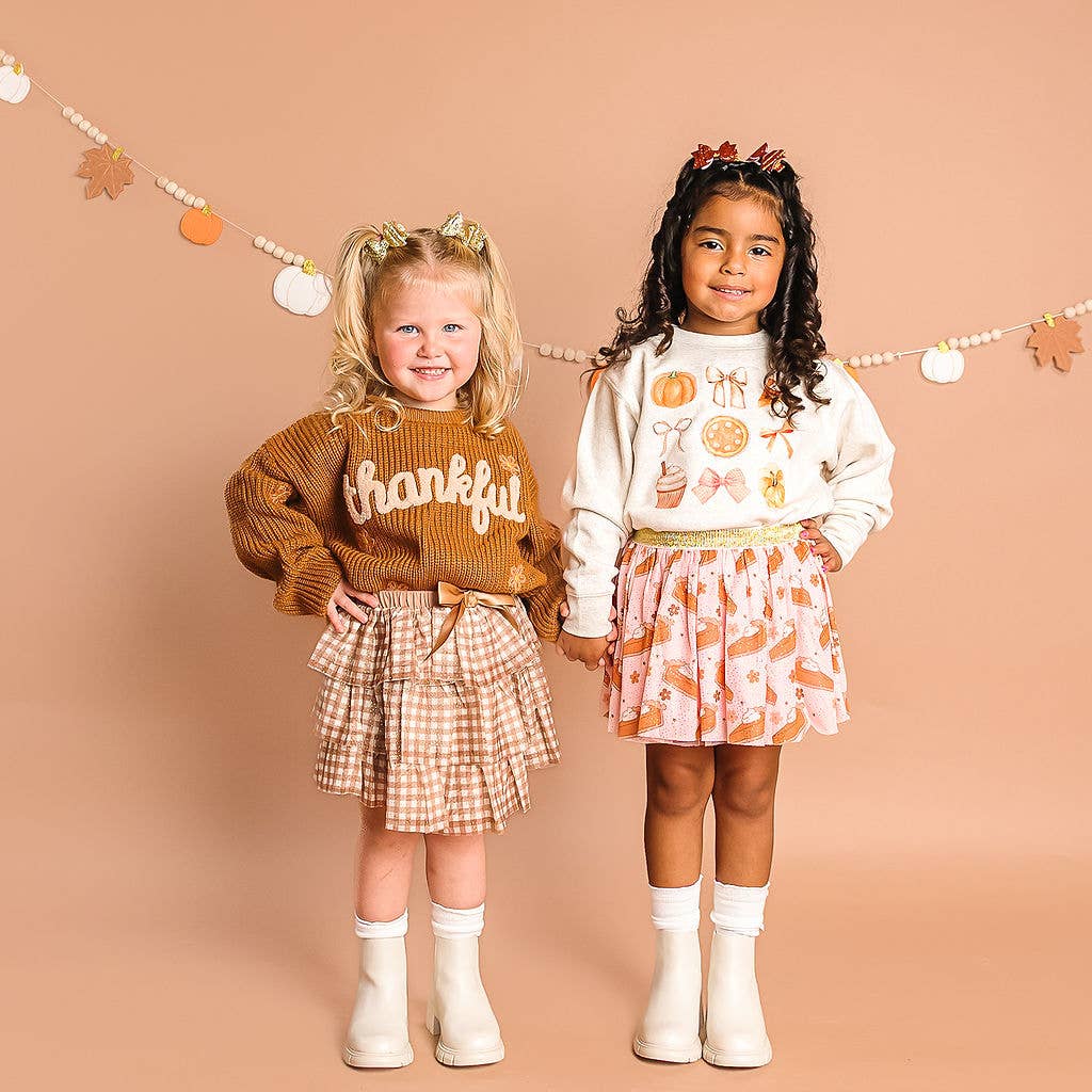 Pumpkin Pie Thanksgiving Tutu Skirt