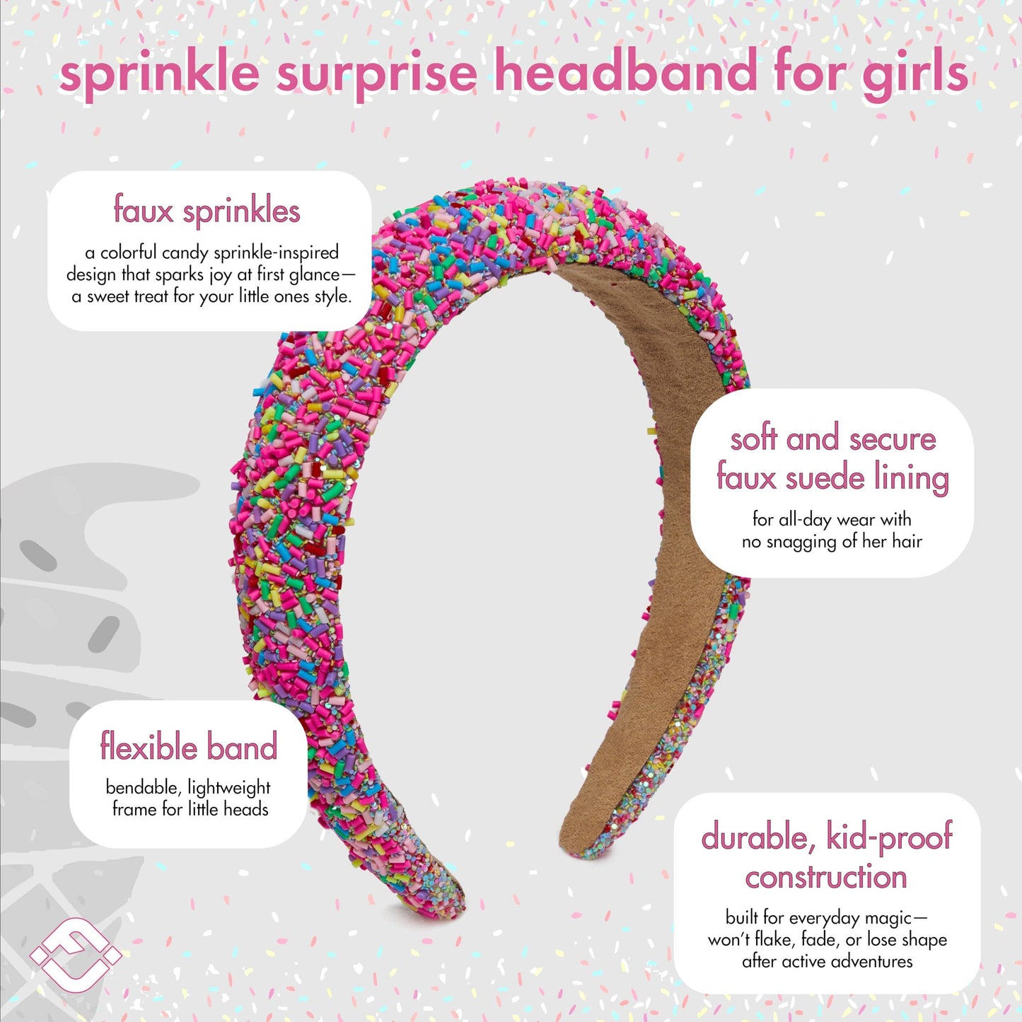 Headband for Toddler Girls - Candy Pink