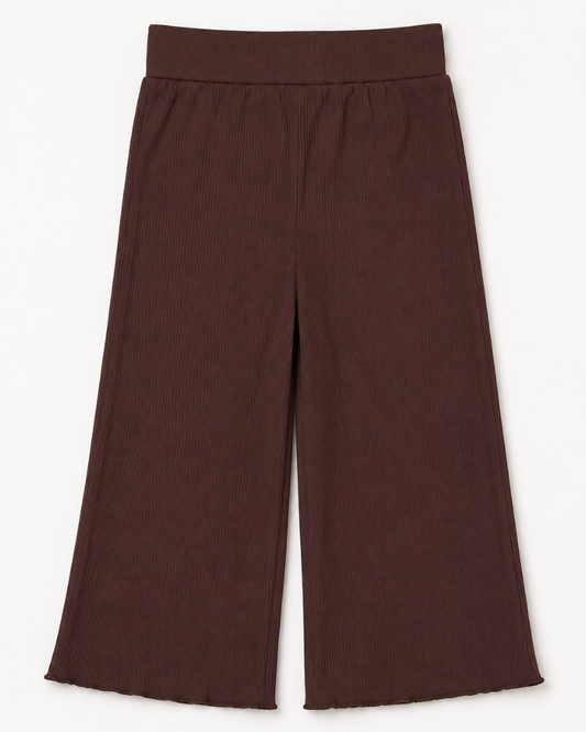 Ribbed Wide Leg Pants
