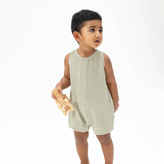 Sleeveless Shortie Romper