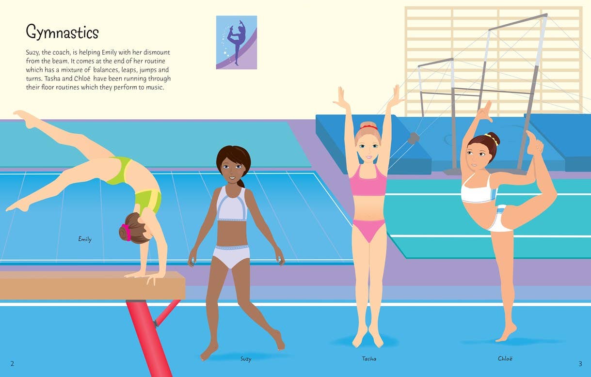 Sticker Dolly Dressing Sports: Usborne