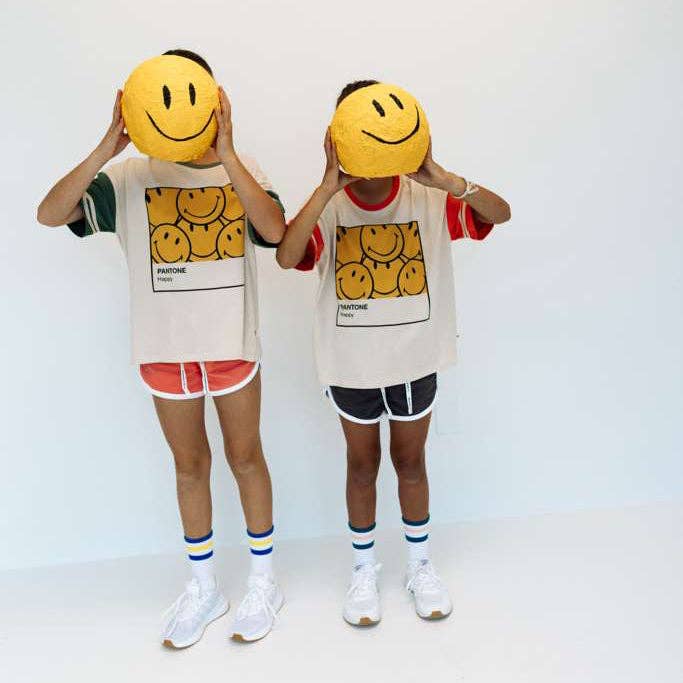 PANTONE | CORAL | OVERSIZED KIDS TEE