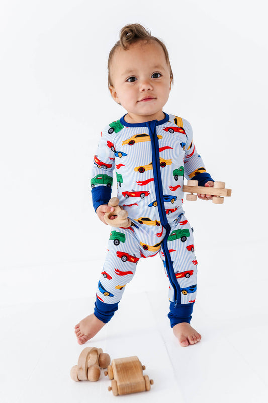 Racing Stripes Convertible Footies