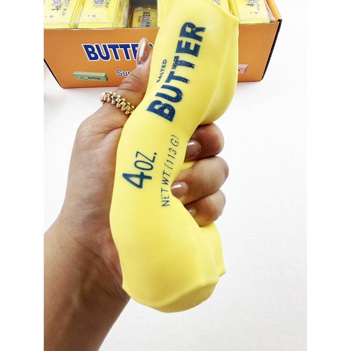 Crunchy Butter Bar Squishy Toy