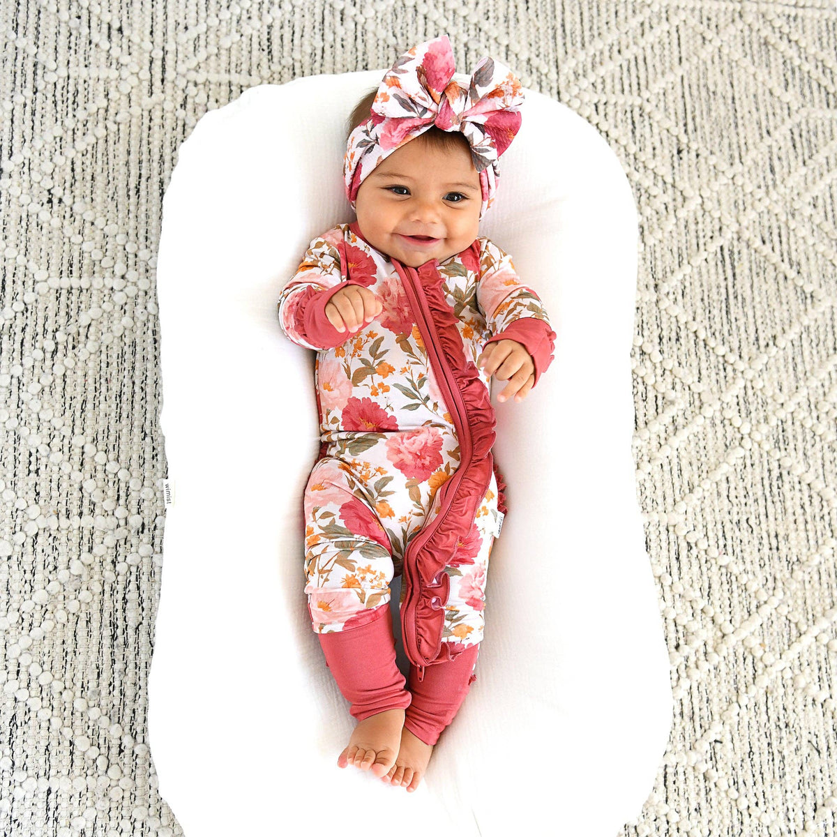 Felicity RUFFLE ZIP Bamboo Pajamas