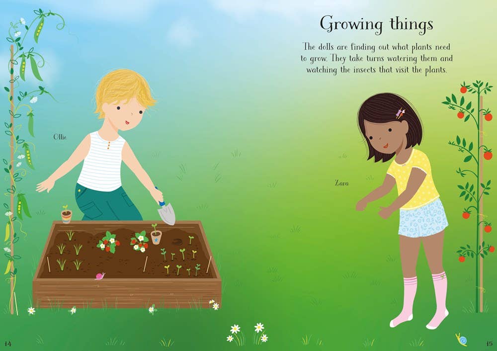Little Sticker Dolly Dressing Starting School : Usborne