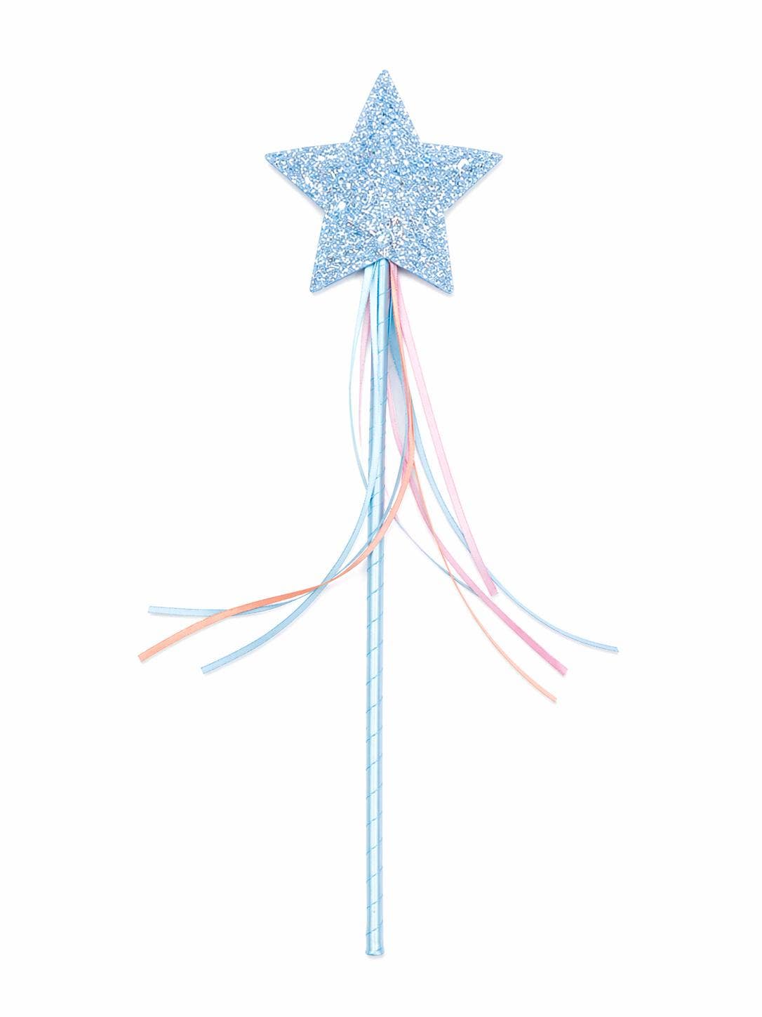 Aqua Glitter Star Wand