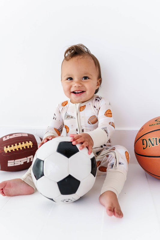 Game Day Gingham Convertible Footies