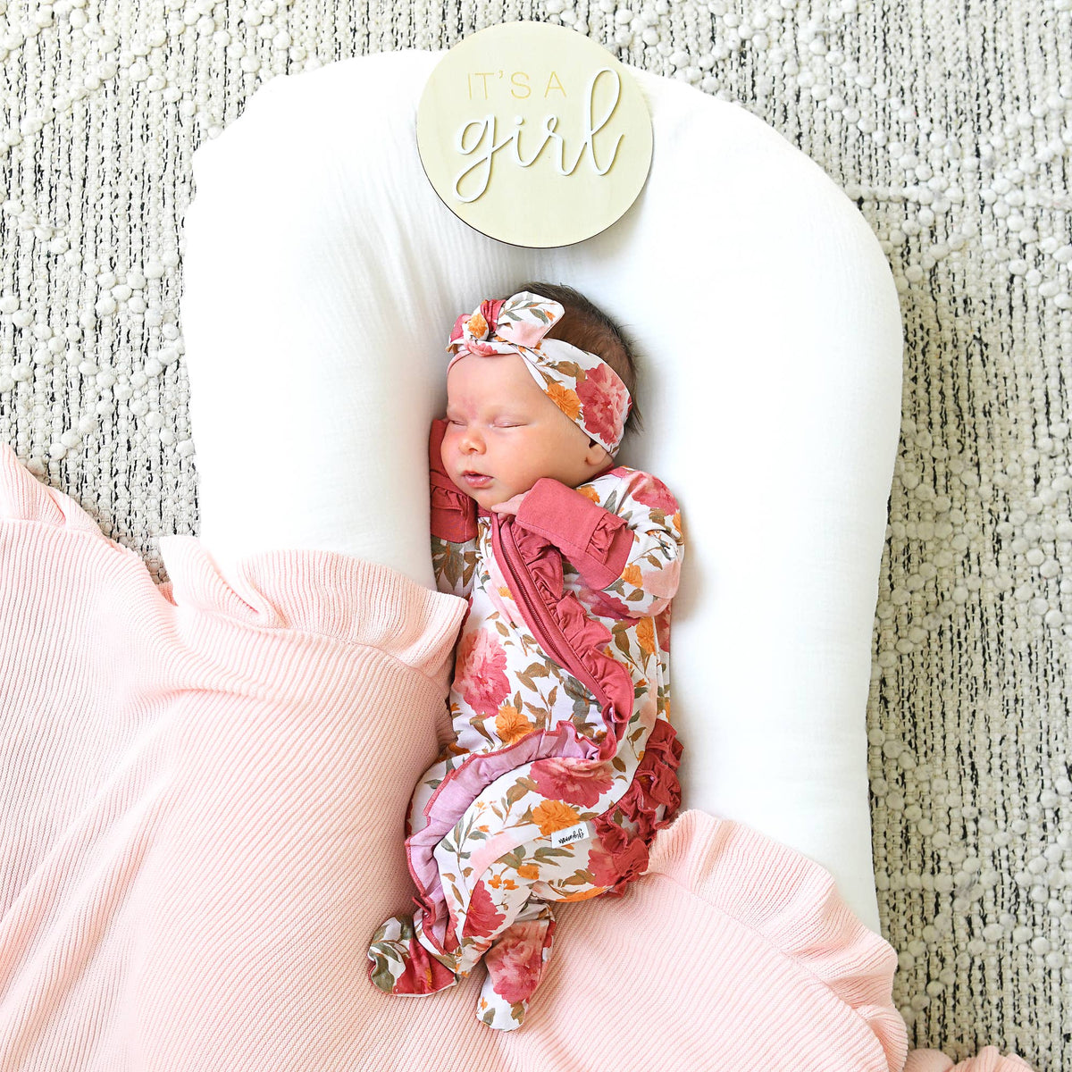 Felicity RUFFLE ZIP Bamboo Pajamas