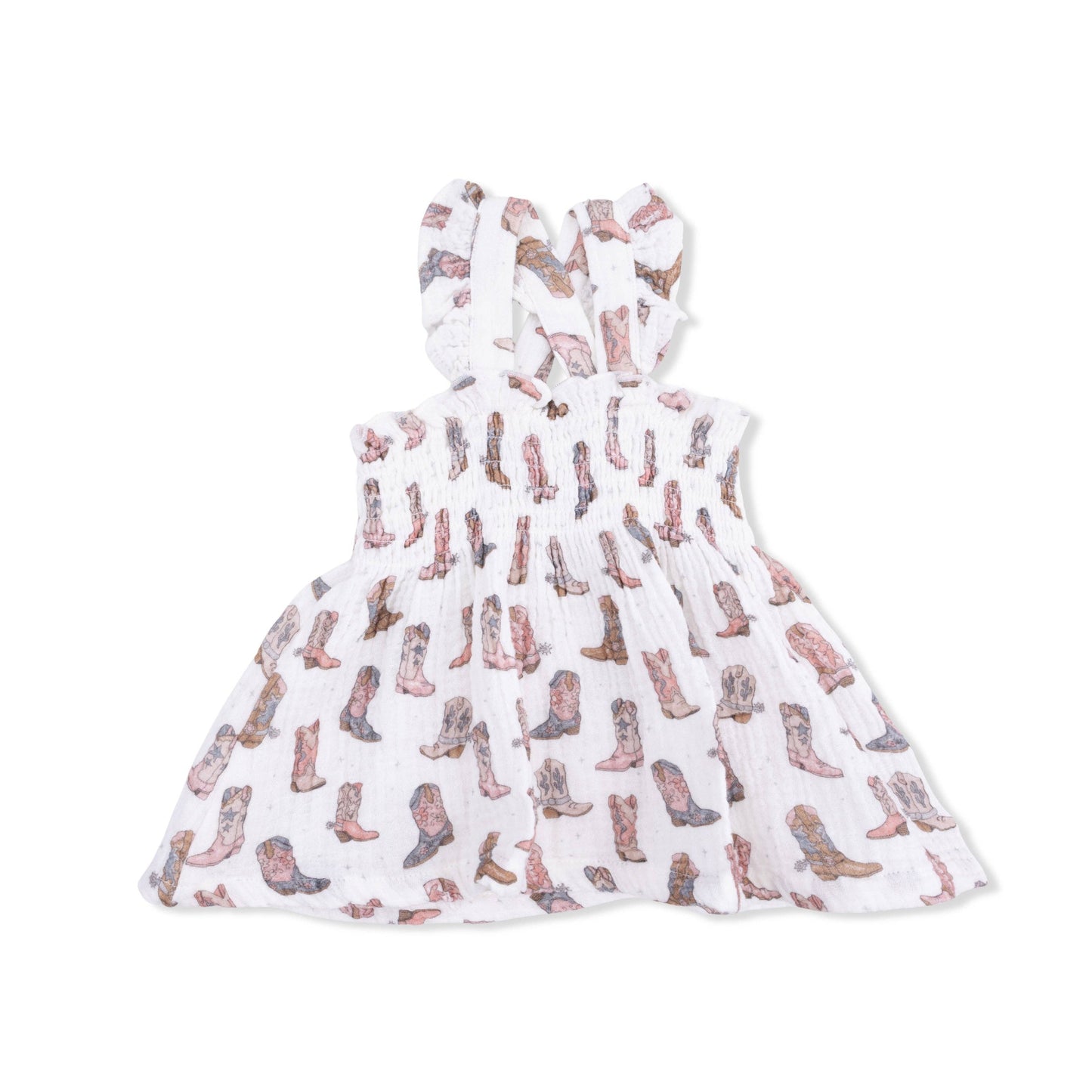 Cowgirl Boots - Smocked Top with Bloomer