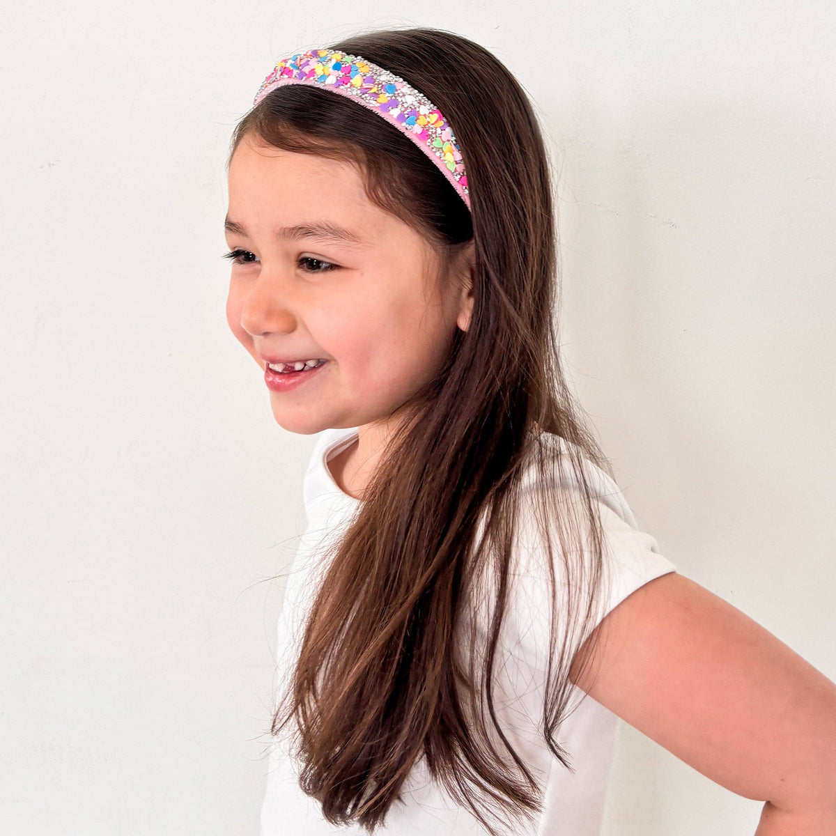 Candy Heart Headband - Confetti Hair Band