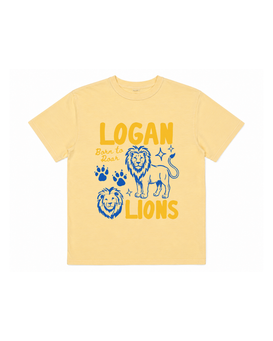 Born to Roar Logan Lions Tee