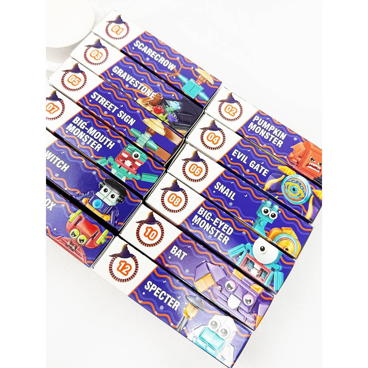Halloween Theme Building Block Toy Set