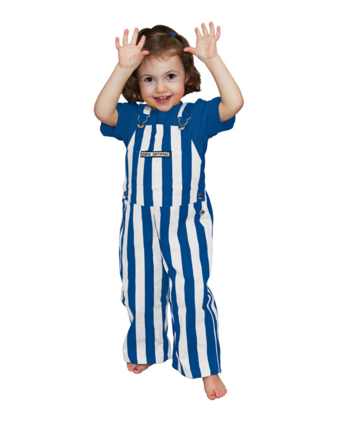 Blue & White Stripe Bibs