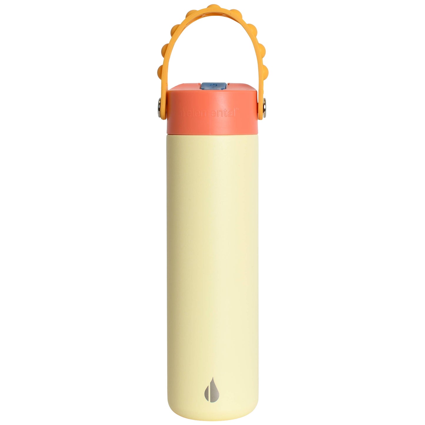 Leakproof Fidget Handle Water Bottle 24oz Peach Sand