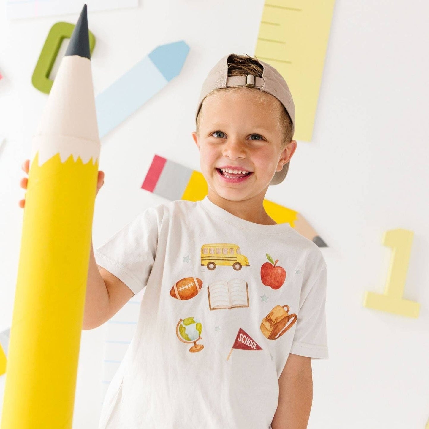 School Dude Short Sleeve T-Shirt - Boys Clothing