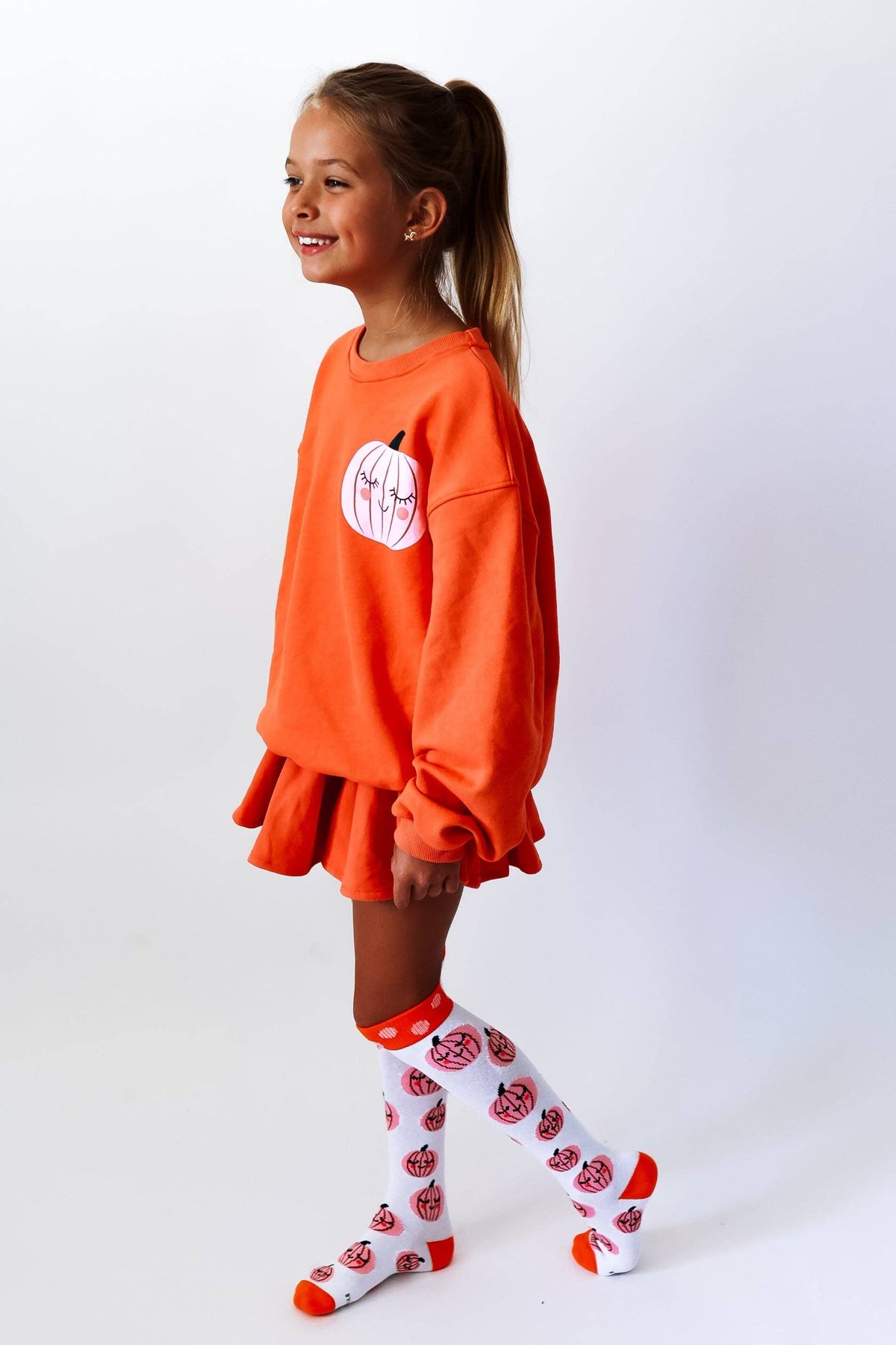 'TIS THE SEASON TO BE SPOOKY | FRONT + BACK PRINT | oversized  drop shoulder | KIDS