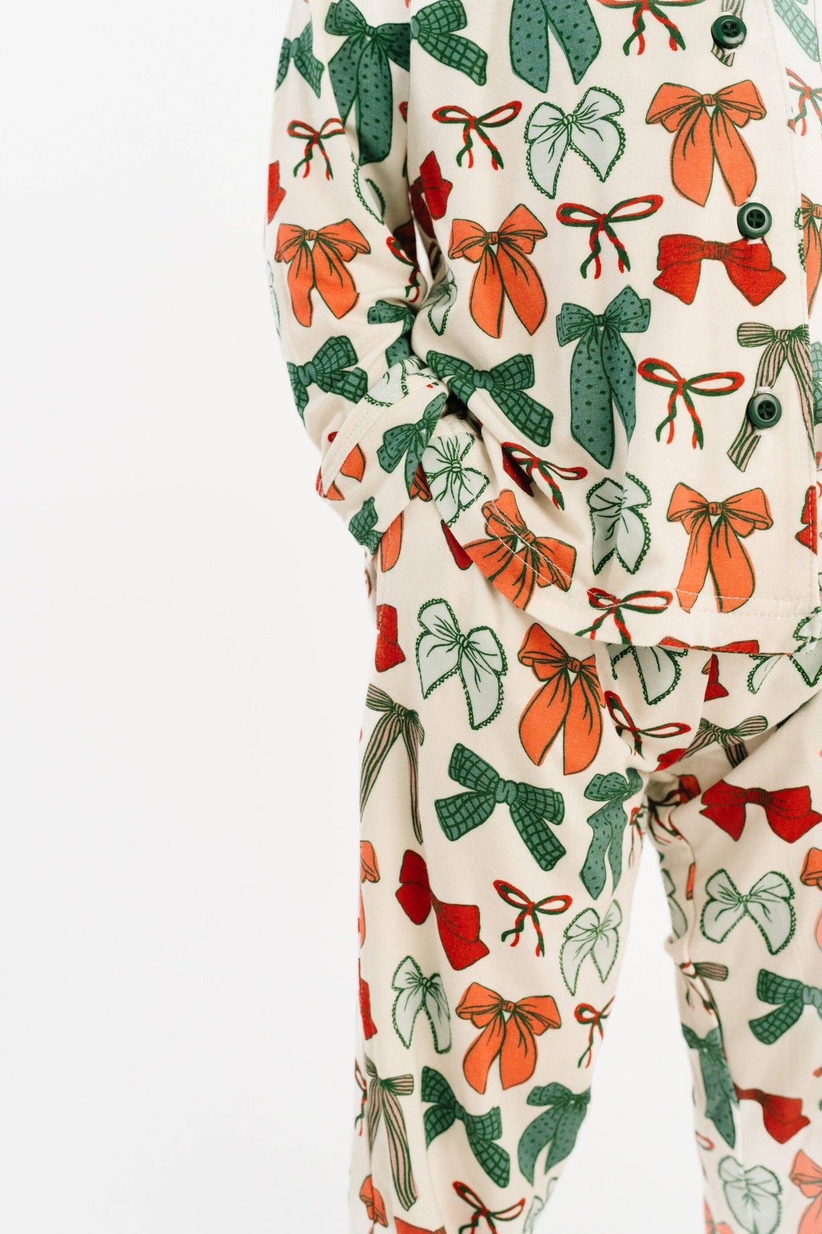 Merry Bows Bamboo Button Up Set