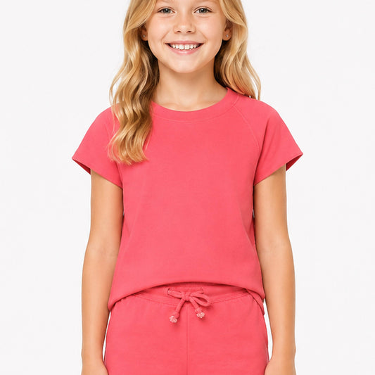 Girls’ Raglan Sleeve Tee
