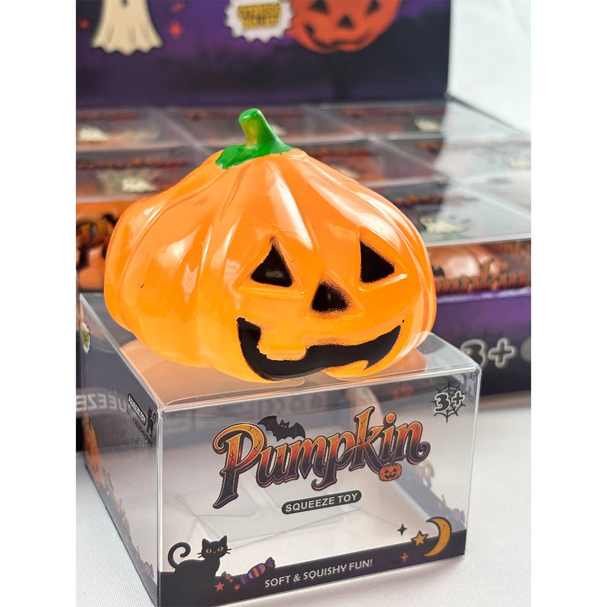 Vaseline Halloween Jack-o-Lantern Pumpkin Squishy Toy
